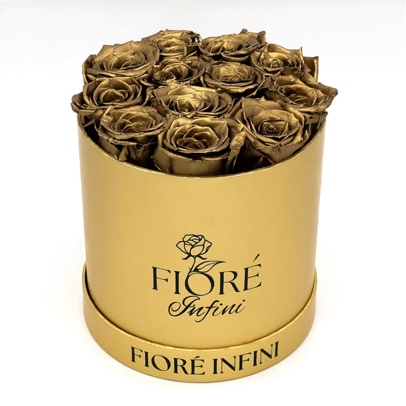 gold forever roses collection