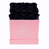 black real roses
