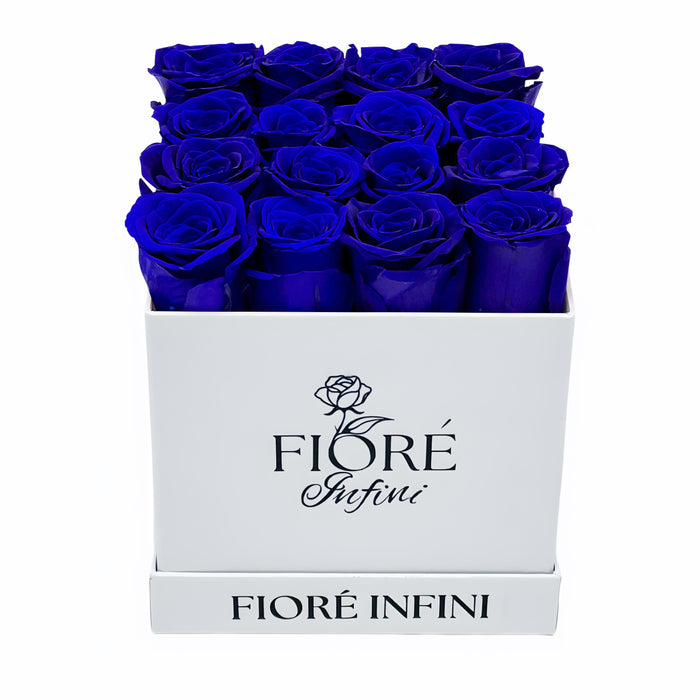 preserved blue roses