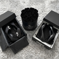 black forever roses and shoe shopping