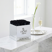 home decor black preserved roses